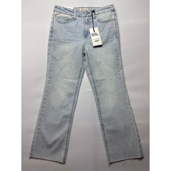 OAT Denim - NWT OAT New York Women's Mid Rise Cropped Mini Flare Jeans - Size 2/26 (28x25)